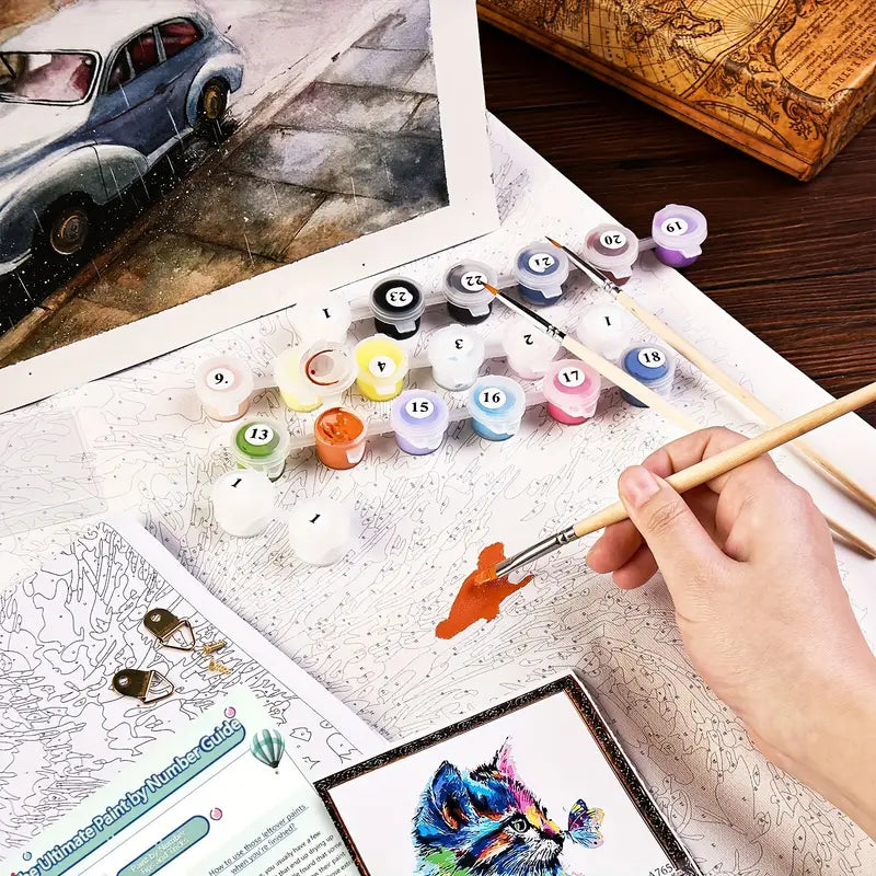 When Art Becomes Therapy: The Magic of Paint by Numbers