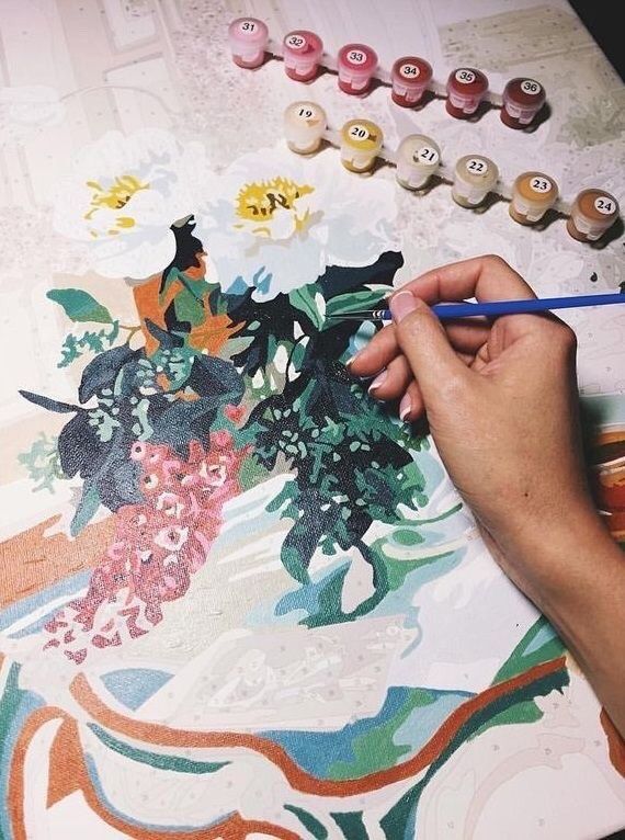 Make Time for Art with Easy Paint by Numbers Kits
