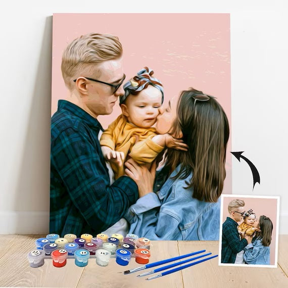 Want to Create a Unique Family Portrait? Discover Paint by Numbers!