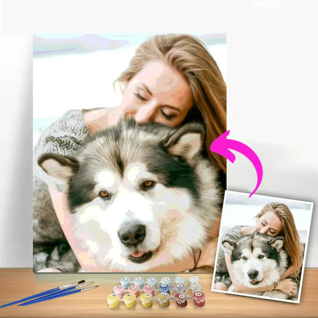How to Make Your Portrait More Vibrant with Custom Paint by Numbers?
