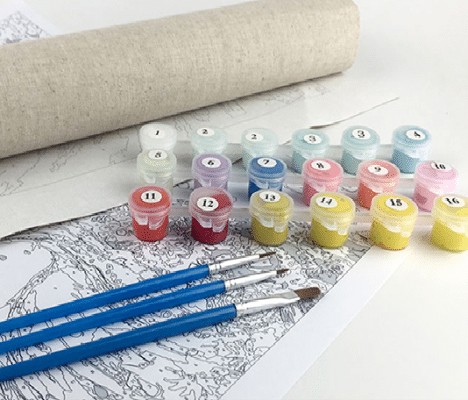 Color Your Christmas Memories with the Magic of Paint-by-Numbers Kits!