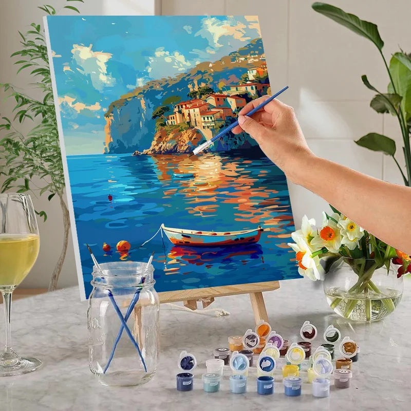 Slow Down and Feel Yourself Again—Paint by Numbers