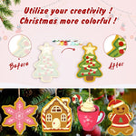 Load image into Gallery viewer, Cozy Christmas Characters Ornaments Paint by Numbers
