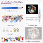 Load image into Gallery viewer, Abstract Monkey Paint by Numbers
