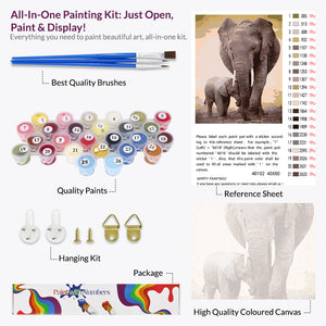 An Elephant_Paint_By_Numbers