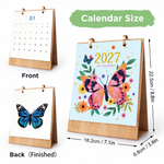 Load image into Gallery viewer, Blooming Butterfly Paint by Numbers Calendar
