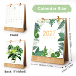 Load image into Gallery viewer, Botanical Leaves Paint by Numbers Desk Calendar
