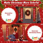 Load image into Gallery viewer, Christmas &amp; New Year Hanging Banner Paint by Numbers Kit
