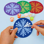 Load image into Gallery viewer, Christmas Snowflake Paint by Numbers Coasters
