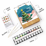 Load image into Gallery viewer, Christmas Tree Paint by Numbers Calendar
