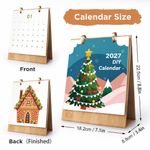 Load image into Gallery viewer, Christmas Tree Paint by Numbers Calendar
