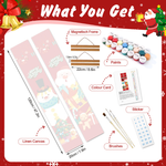Load image into Gallery viewer, Christmas Wonderland Hanging Scroll Paint by Numbers Kit
