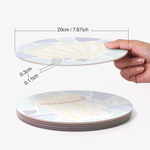 Load image into Gallery viewer, Coastal Sea Life Mosaic 6-Piece Paint by Numbers Placemat

