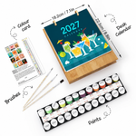 Load image into Gallery viewer, Cocktail Collection Paint by Numbers Calendar
