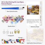 Load image into Gallery viewer, Cottage By the River Paint by Numbers
