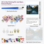 Load image into Gallery viewer, Emerald Lake Paint by Numbers
