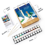 Load image into Gallery viewer, European Travel Paint by Numbers Calendar
