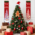 Load image into Gallery viewer, Festive Gnome Duo Hanging Scroll Paint by Numbers Kit
