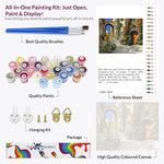 Load image into Gallery viewer, Flower Street Paint by Numbers

