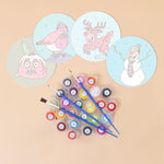Load image into Gallery viewer, Funny Christmas Characters Paint by Numbers Coasters
