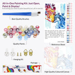Load image into Gallery viewer, Giraffe Mother&#39;s Love Paint by Numbers
