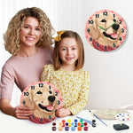 Load image into Gallery viewer, Golden Retriever Paint by Numbers Clock Kit
