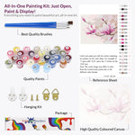 Load image into Gallery viewer, Magnolia Blossoms Paint by Numbers
