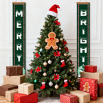 Load image into Gallery viewer, Merry &amp; Bright Hanging Scroll Paint by Numbers Kit
