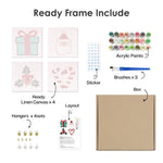 Load image into Gallery viewer, Merry Christmas Icons Mini Paint by Numbers
