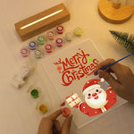 Load image into Gallery viewer, Merry Christmas Santa LED Paint by Numbers
