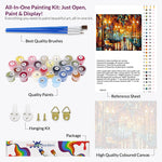 Load image into Gallery viewer, Romance under Umbrella Paint by Numbers
