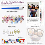 Load image into Gallery viewer, Pop Frog Paint By Numbers
