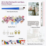 Load image into Gallery viewer, Rose In A Glass Bottle , Paint By Numbers
