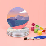 Load image into Gallery viewer, Scenic Mountain Landscapes Paint by Numbers Coasters
