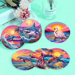 Load image into Gallery viewer, Tropical Sea Life Paint by Numbers Coasters
