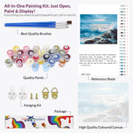 Load image into Gallery viewer, Waves Crashing Paint By Numbers
