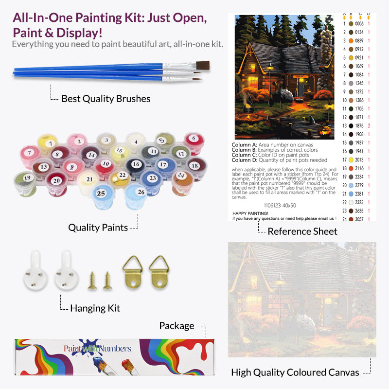 Witch's Haven Paint by Numbers