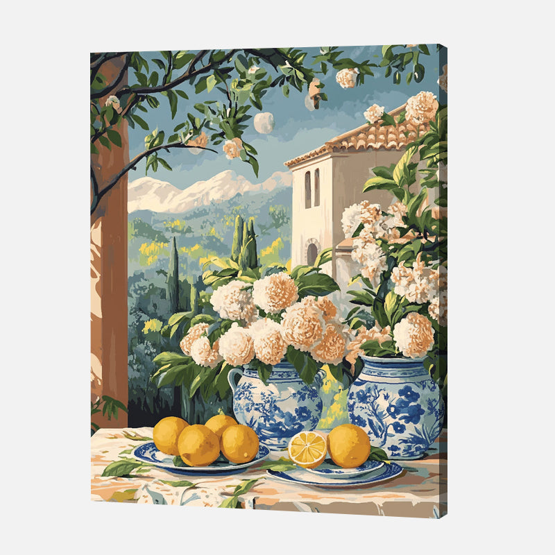 Tuscan Morning Paint by Numbers