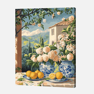 Tuscan Morning Paint by Numbers