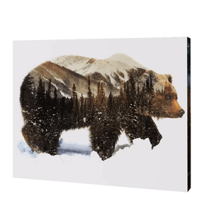 Paint By Numbers Bear Kit