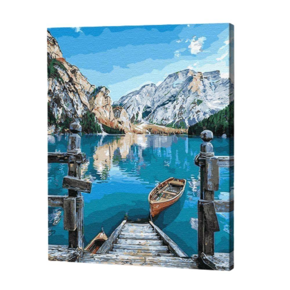 Blue Water Lake, Paint By Numbers