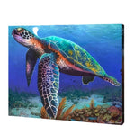 Load image into Gallery viewer, Claire The Turtle Paint By Number
