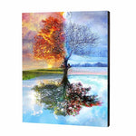 Load image into Gallery viewer, Four Seasons Tree Diamond Painting
