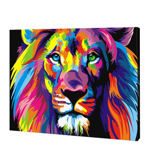 Paint By Numbers Lion Color Kit