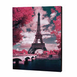 Load image into Gallery viewer, Pink Parisian Trees Diamond Painting
