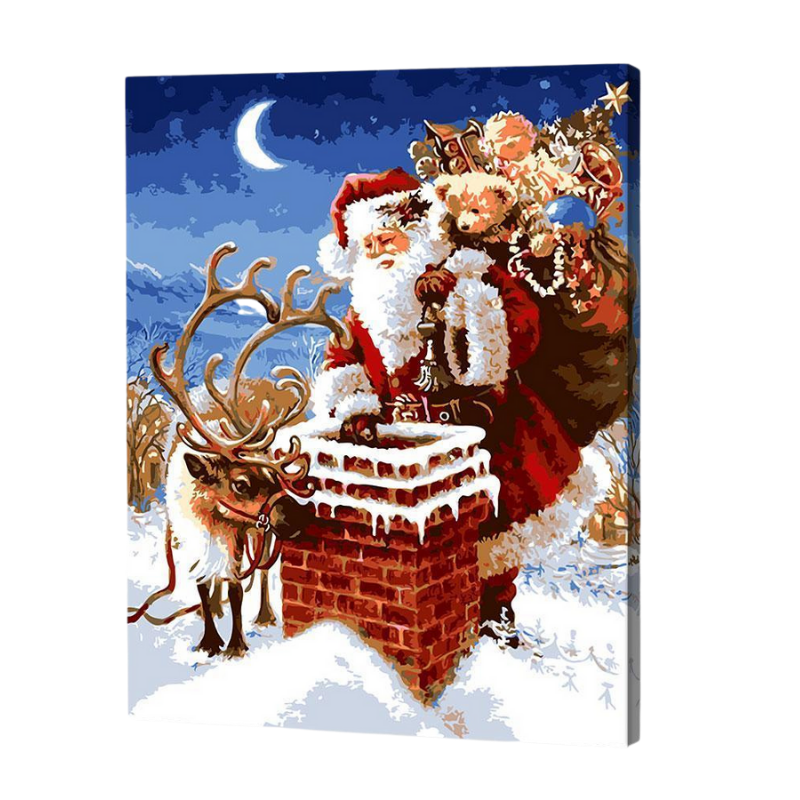 Santa’s Gifts Paint by Numbers