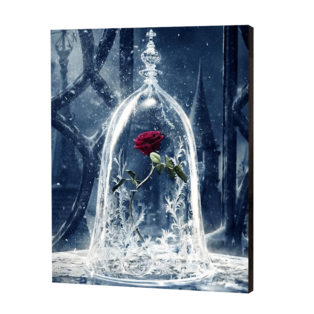 The Enchanted Rose, paint by numbers kit