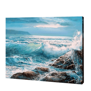 Waves Crashing , Paint By Numbers