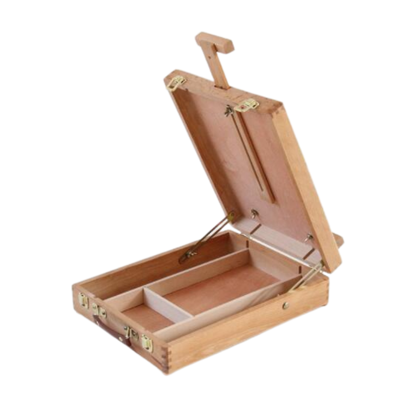 Wooden Desktop Easel & Storage Box