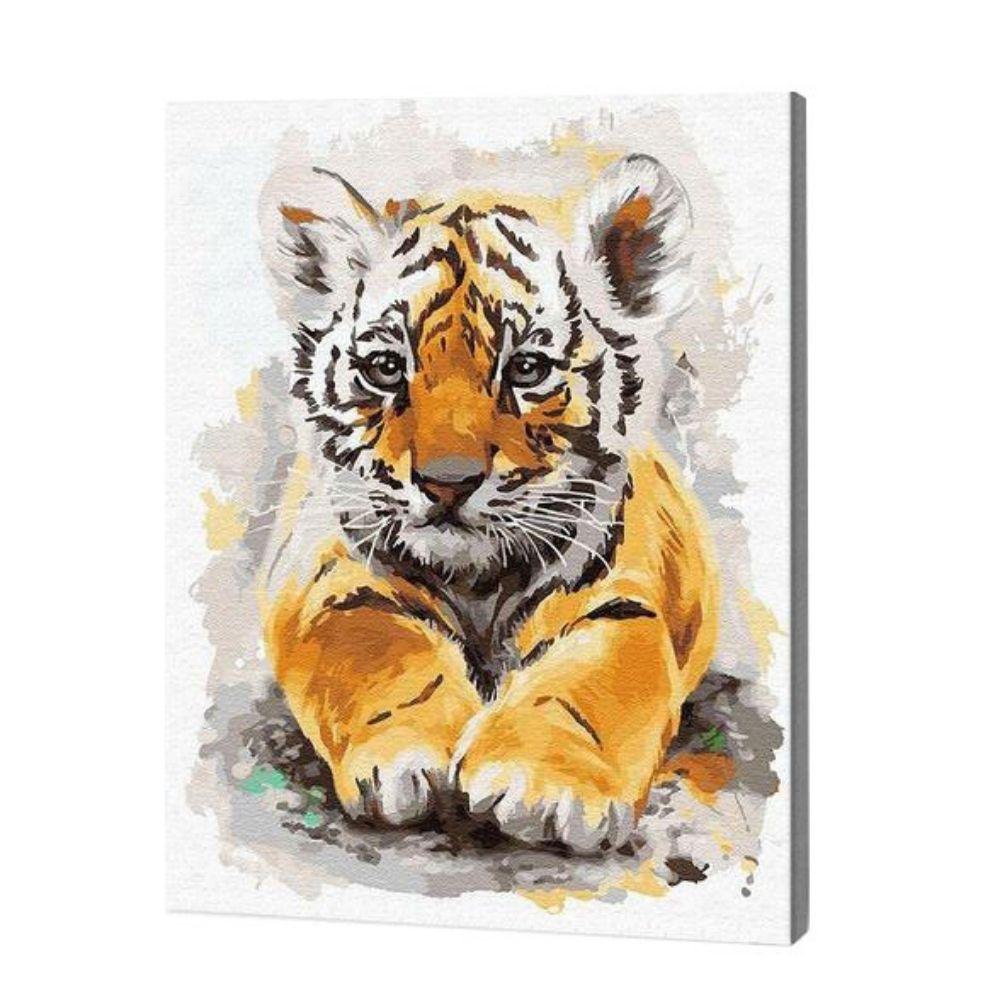 Baby Tiger , Paint by Numbers
